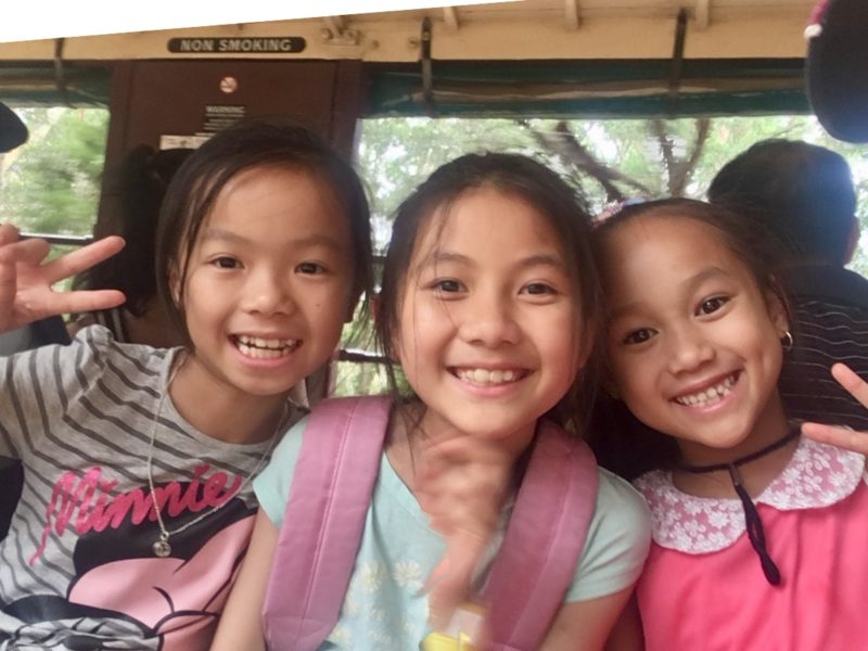 Children on Puffing Billy