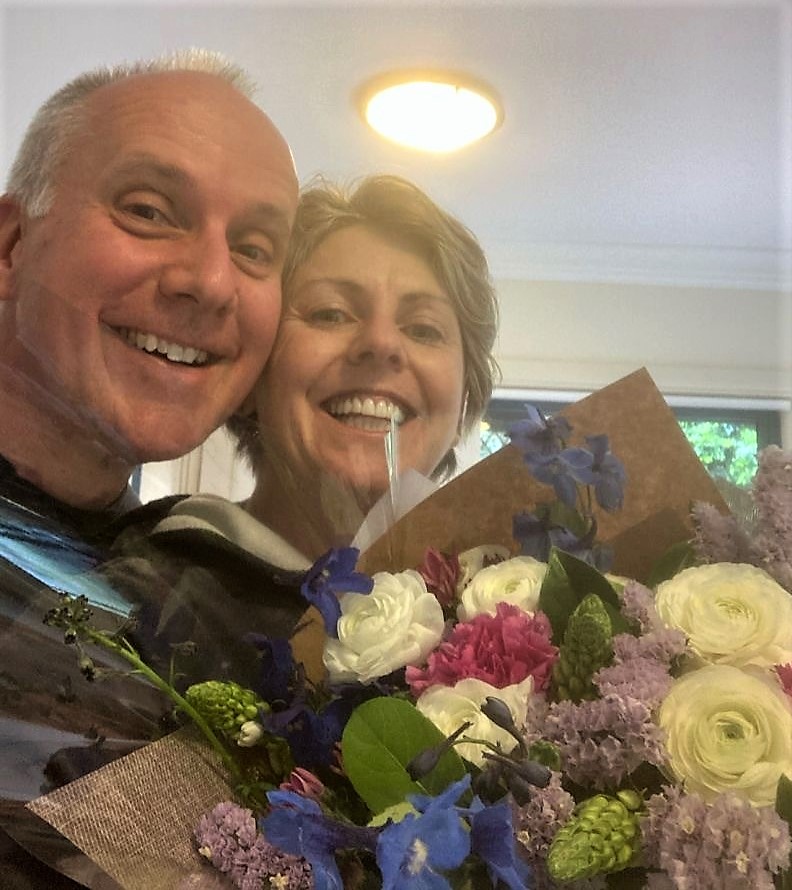 Tara and flowers