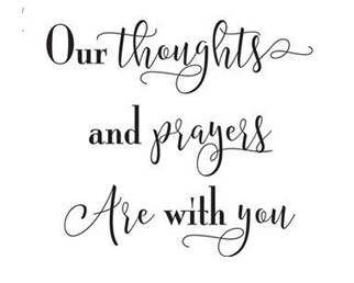 thoughts and prayers